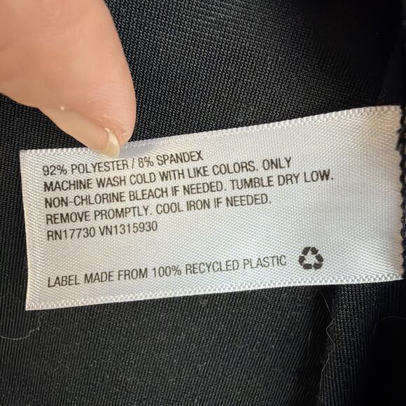 Mossimo Top Womens M Black Velvet Open Shoulder Whimsygoth Vampire Goth Eyelet - Picture 6 of 8